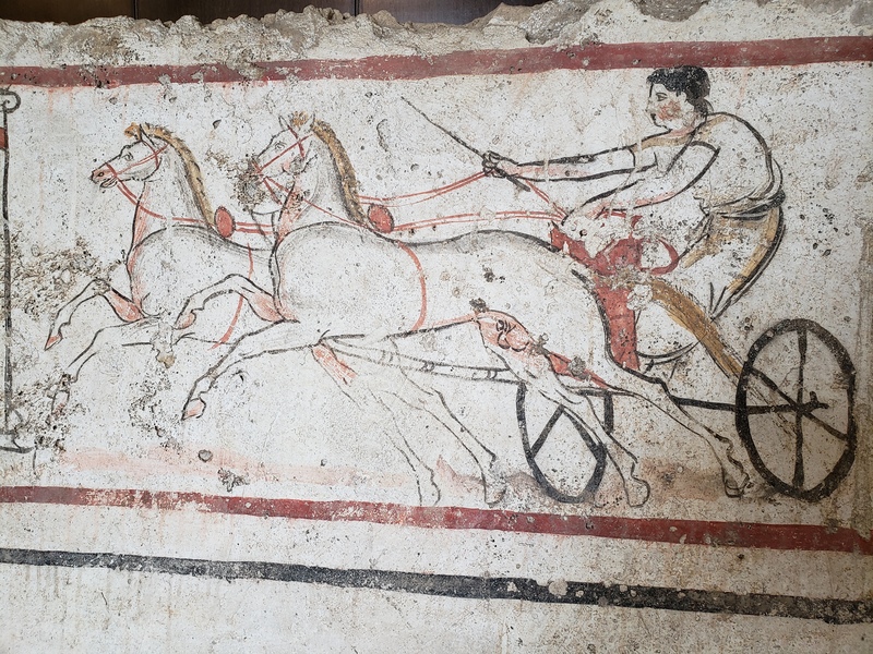 Two-Horse Chariot - Andriuolo Tomb 53, 350-330 BC.jpg
