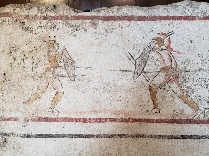 Duel, detail - Andriuolo Tomb 53, 350-330 BC.jpg