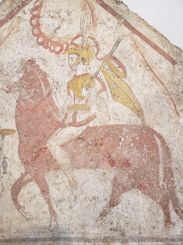 Horseman, detail - Andriuolo Tomb 12, 375-370 BC.jpg
