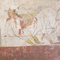 Duel, detail - Andriuolo Tomb 24, 370-360 BC.jpg