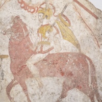 Horseman, detail - Andriuolo Tomb 12, 375-370 BC.jpg
